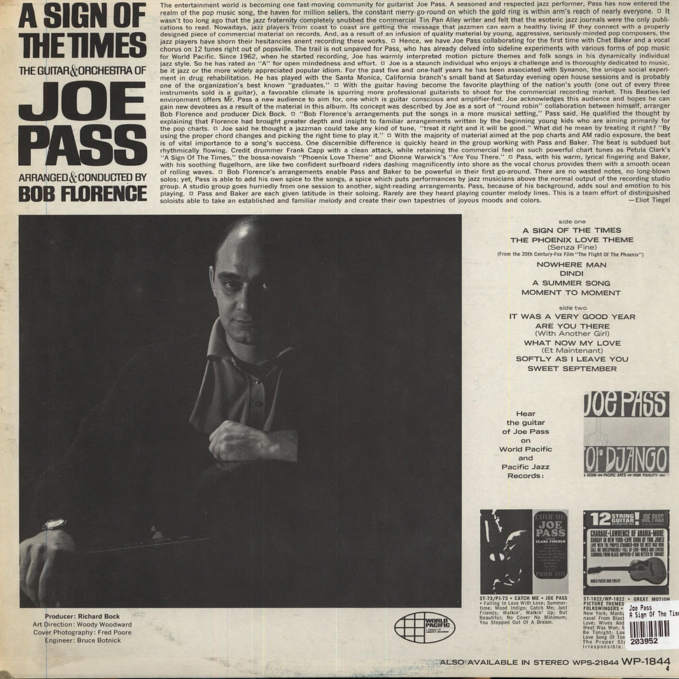 Joe Pass - A Sign Of The Times