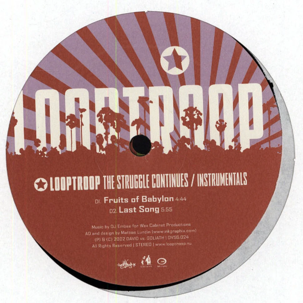 Looptroop - The struggle continues Instrumentals