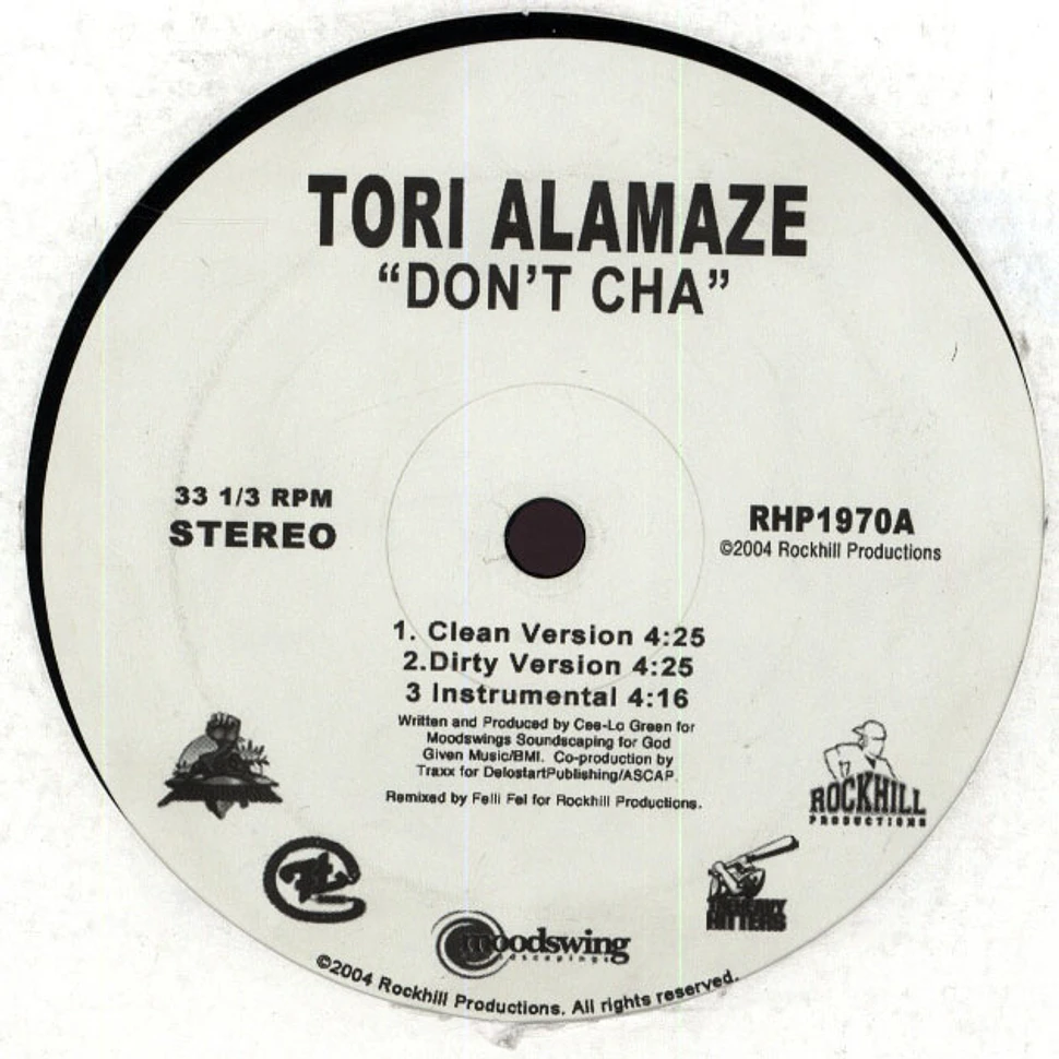 Tori Alamaze - Don' t cha / get away feat. Mobb Deep