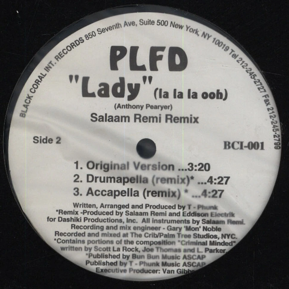 PLFD - Lady (la la la ooh) (Salaam Remi Remix)