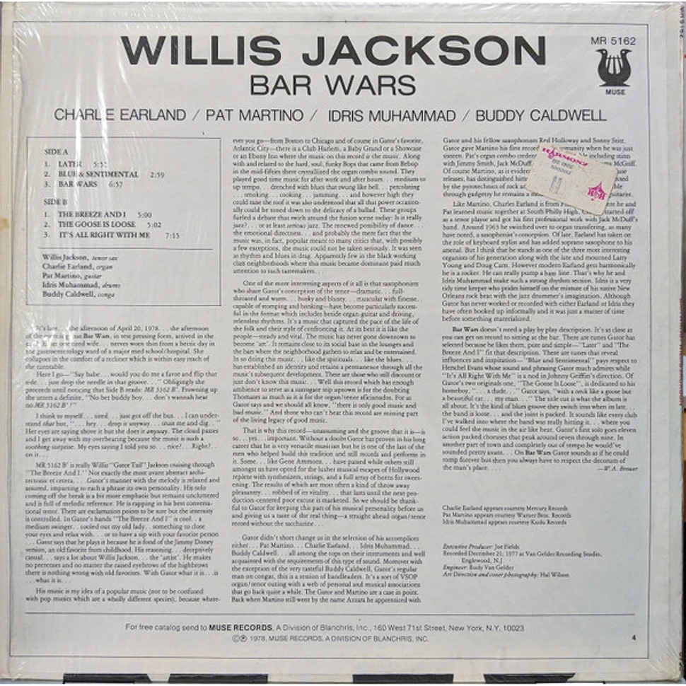Willis Jackson - Bar Wars
