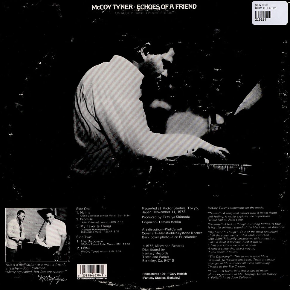 McCoy Tyner - Echoes Of A Friend