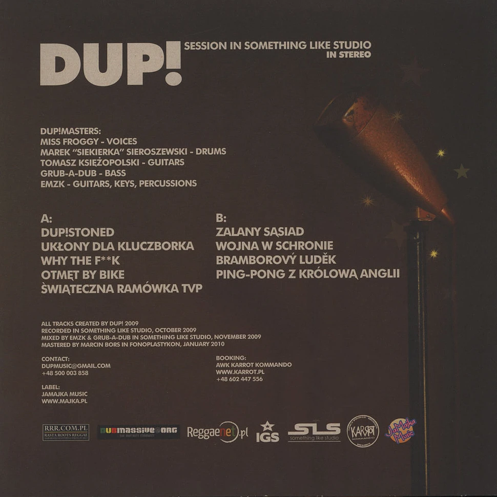 Dup - Session In Something Like Studio