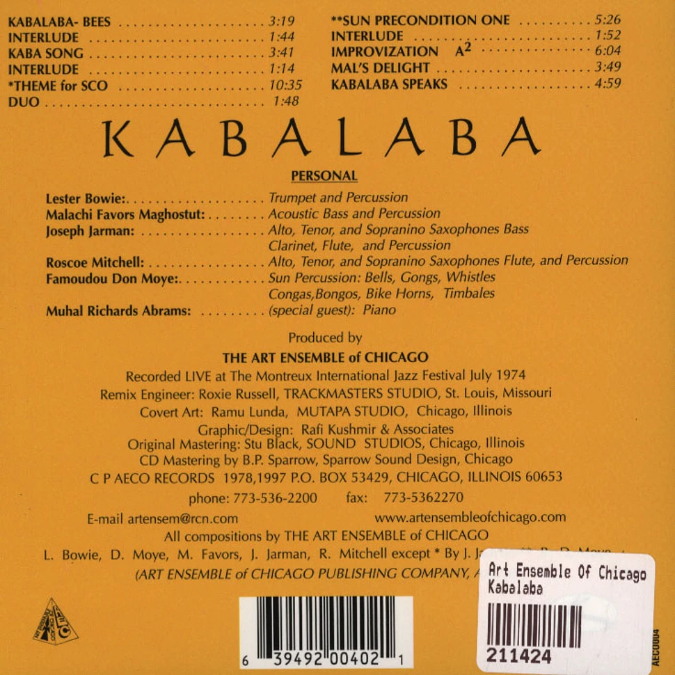 Art Ensemble Of Chicago - Kabalaba