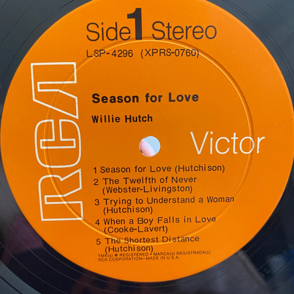 Willie Hutch - Season For Love