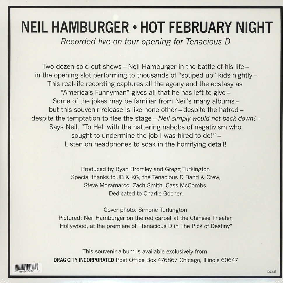 Neil Hamburger - Hot February Night