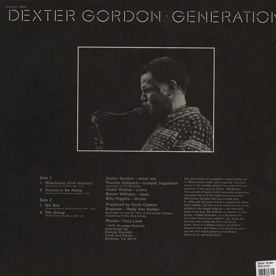 Dexter Gordon - Generation