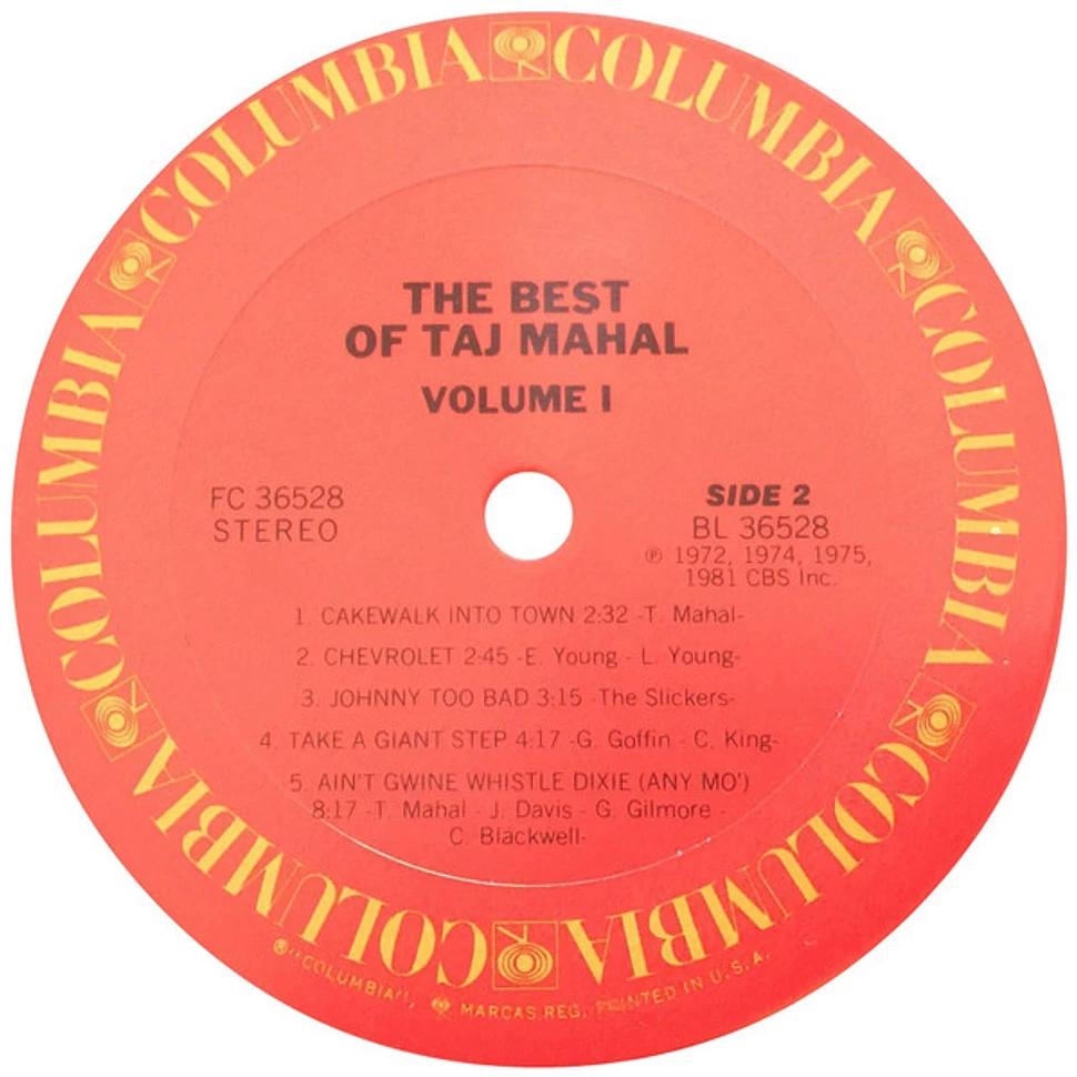 Taj Mahal - The Best Of Taj Mahal