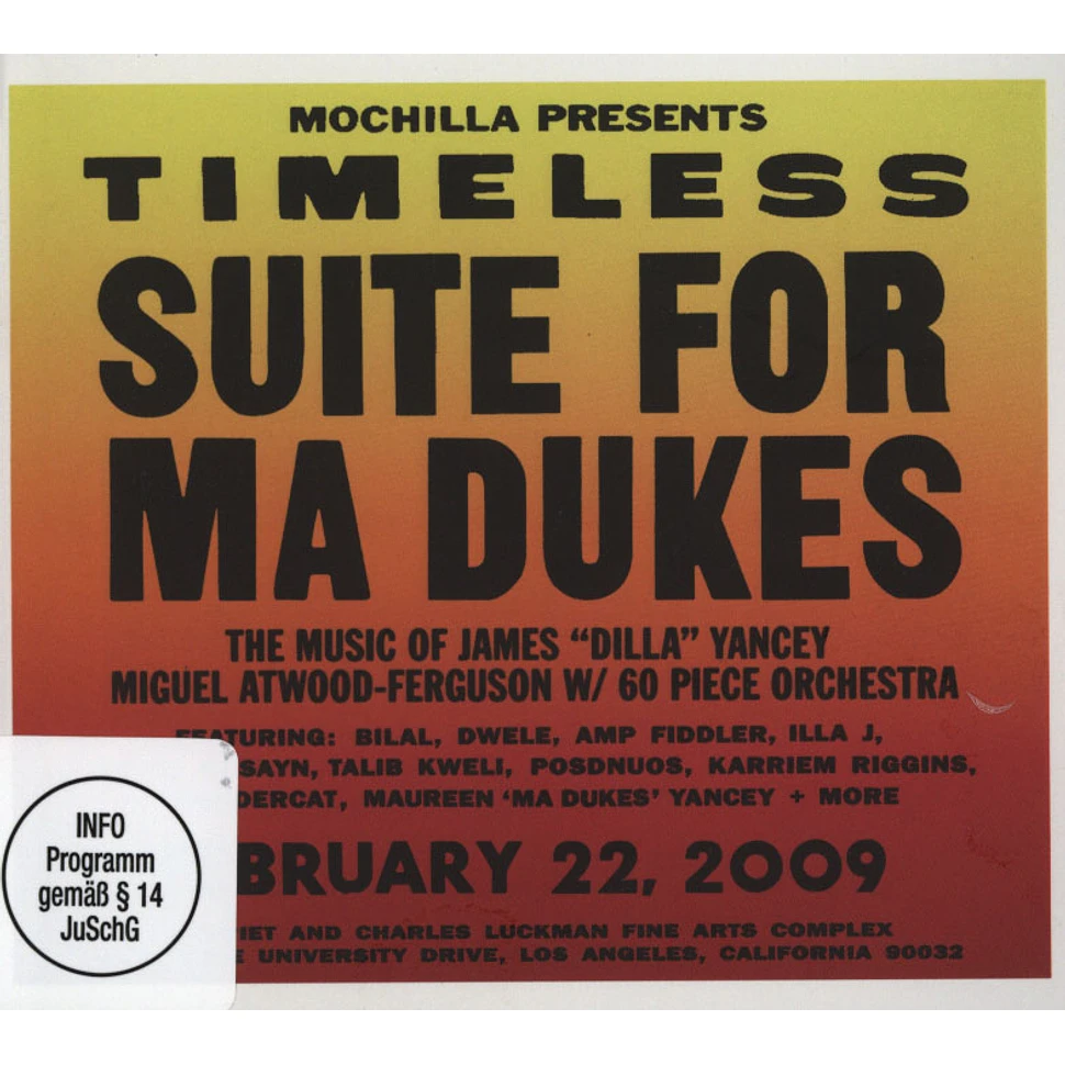 J Dilla - Mochilla Presents Timeless: Suite For Ma Dukes
