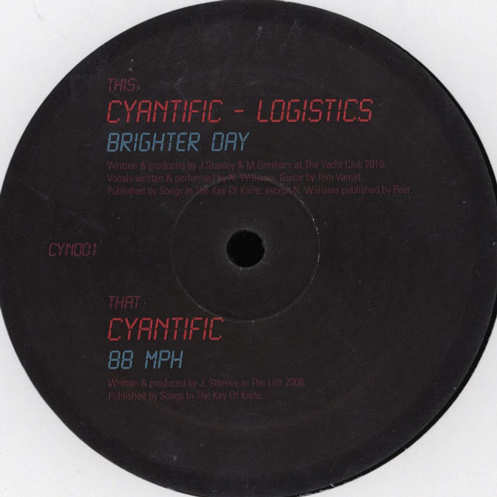 Cyantific & Logistics - Brighter Day Feat. Natalie Williams / 88 Mph