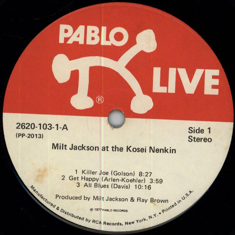 Milt Jackson - Milt Jackson At The Kosei Nenkin