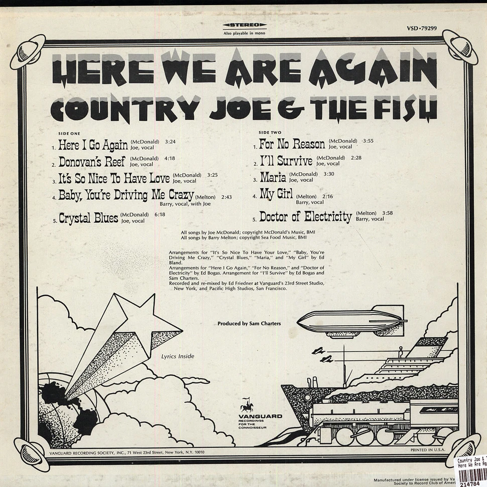 Country Joe & The Fish - Here We Are Again