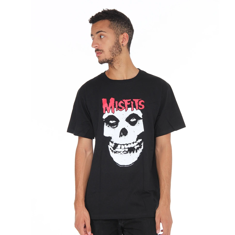 Misfits - Red Logo Misfits Skull T-Shirt