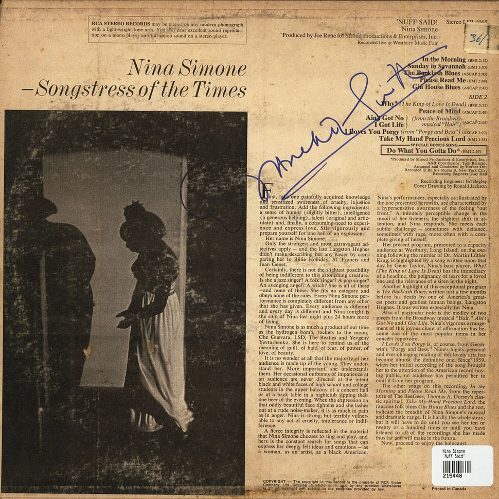 Nina Simone - 'Nuff Said!