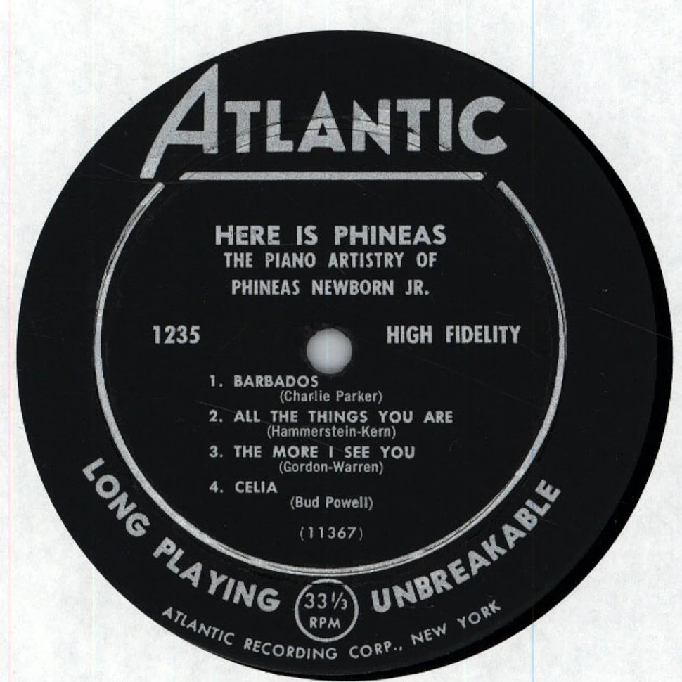 Phineas Newborn Jr. - Here Is Phineas (The Piano Artistry Of Phineas Newborn Jr.)