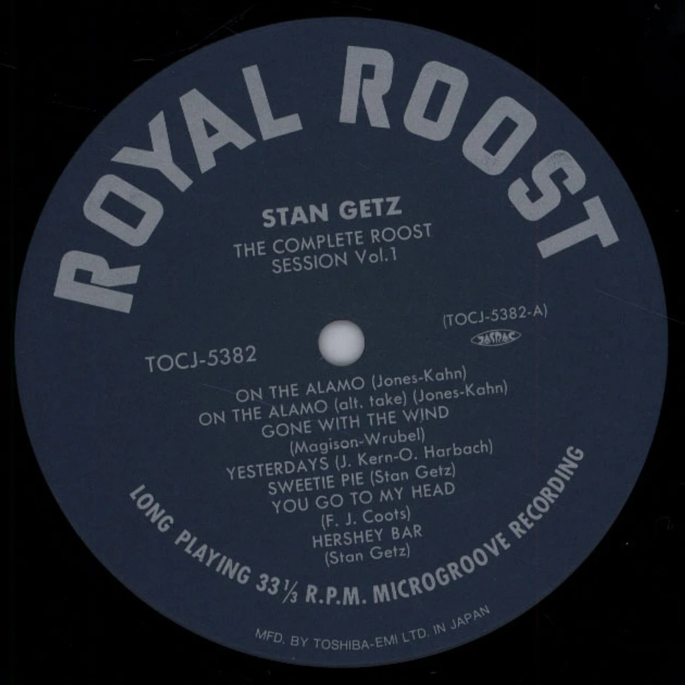 Stan Getz - The Complete Roost Session Vol. 1