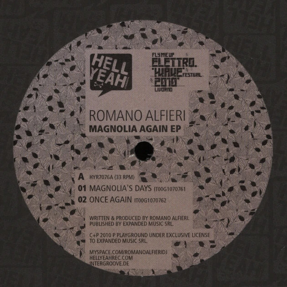 Romano Alfieri - Magnolia Again EP