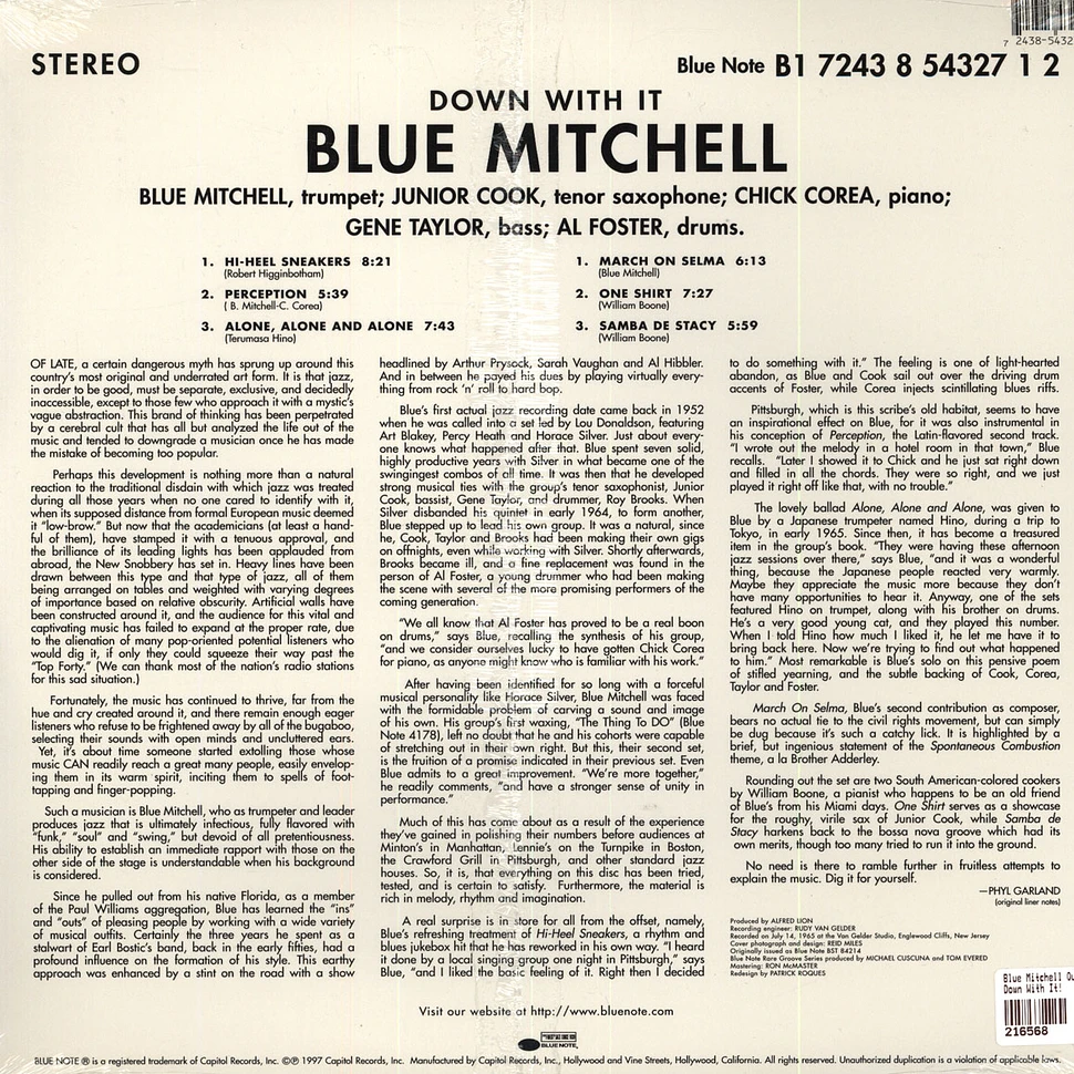The Blue Mitchell Quintet - Down With It