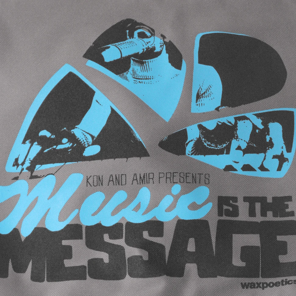 101 Apparel - Music Is The Message Laptop Bag