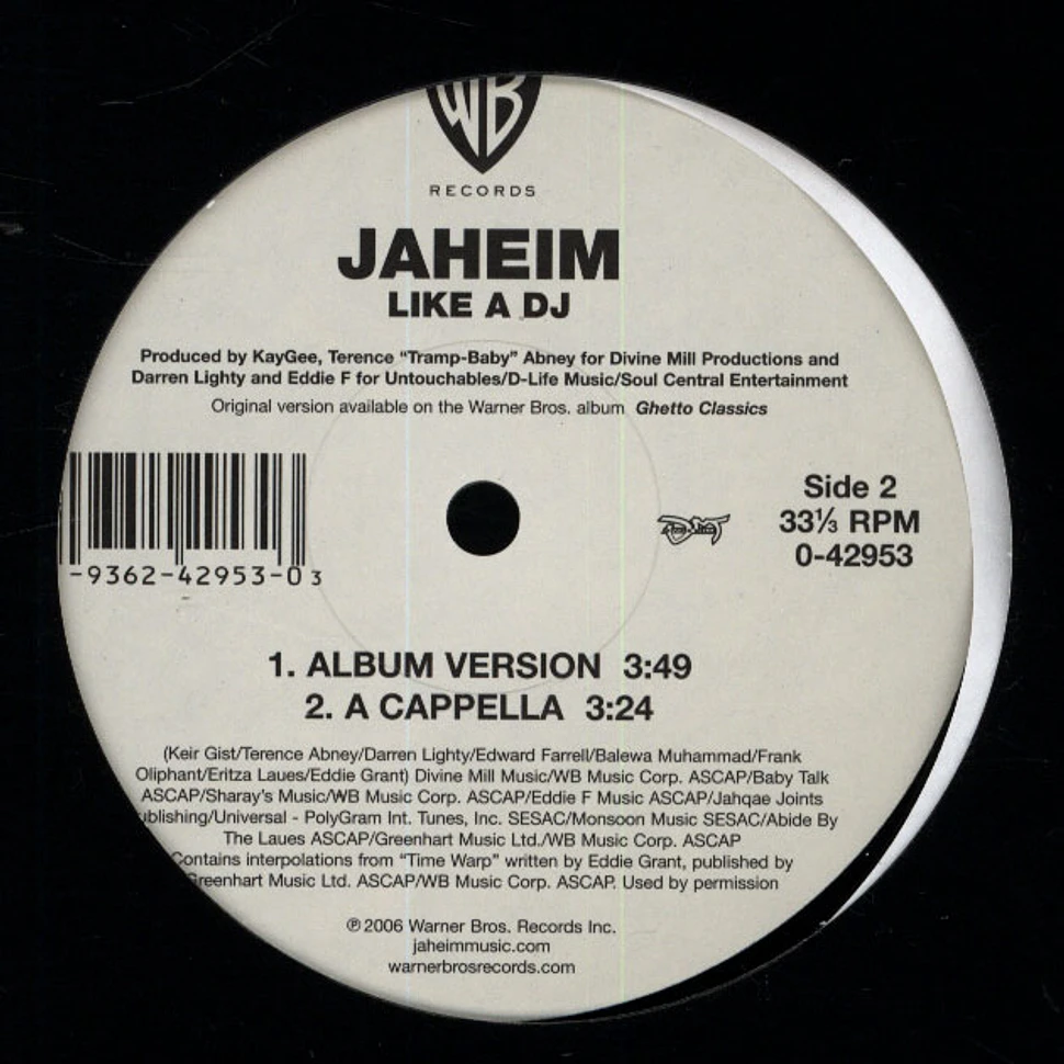 Jaheim - Like a dj