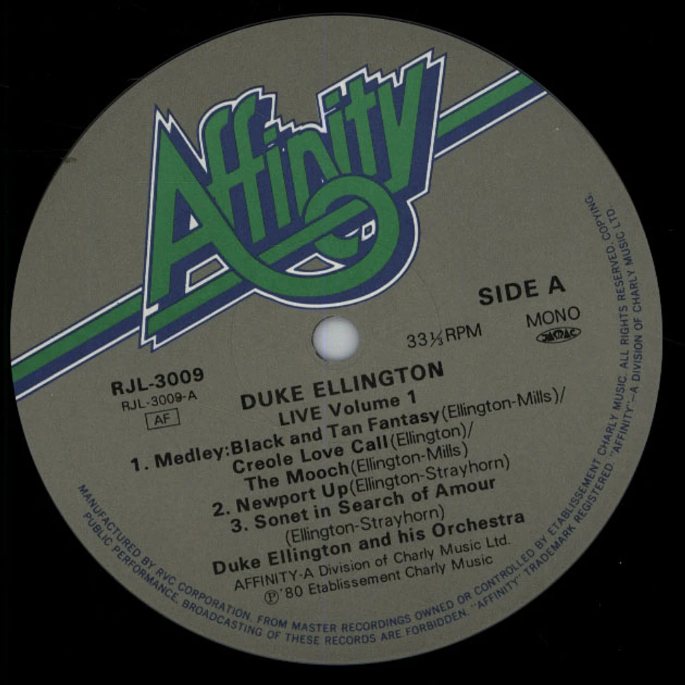 Duke Ellington - Live Volume 1