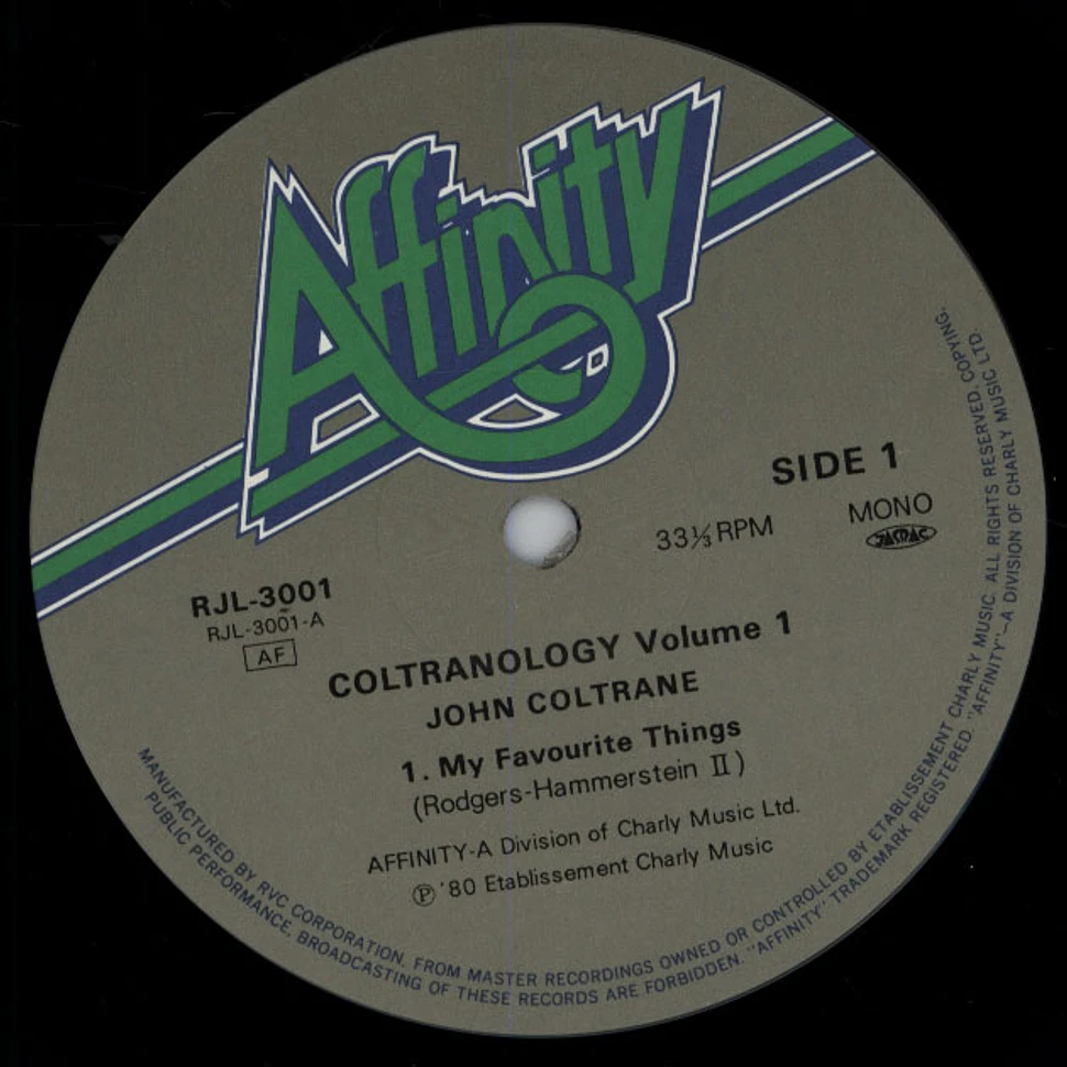 John Coltrane - Coltranology Volume 1