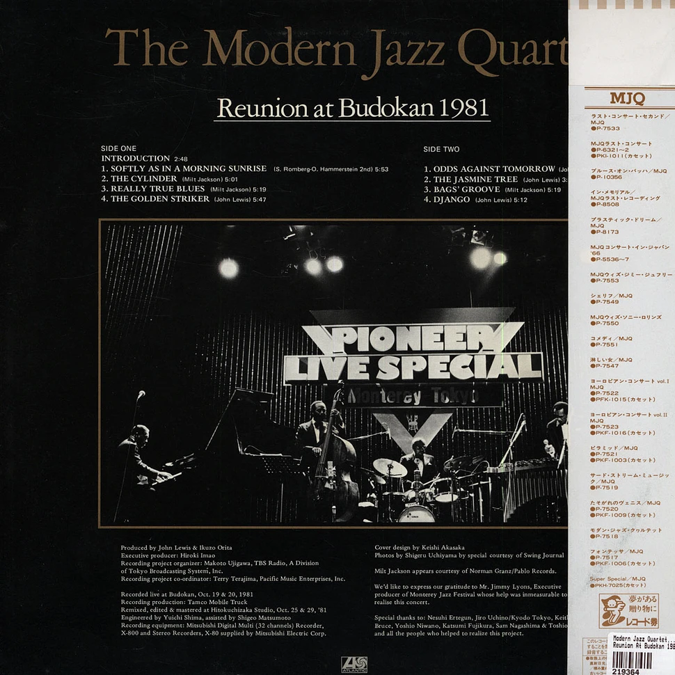 The Modern Jazz Quartet - Reunion At Budokan 1981