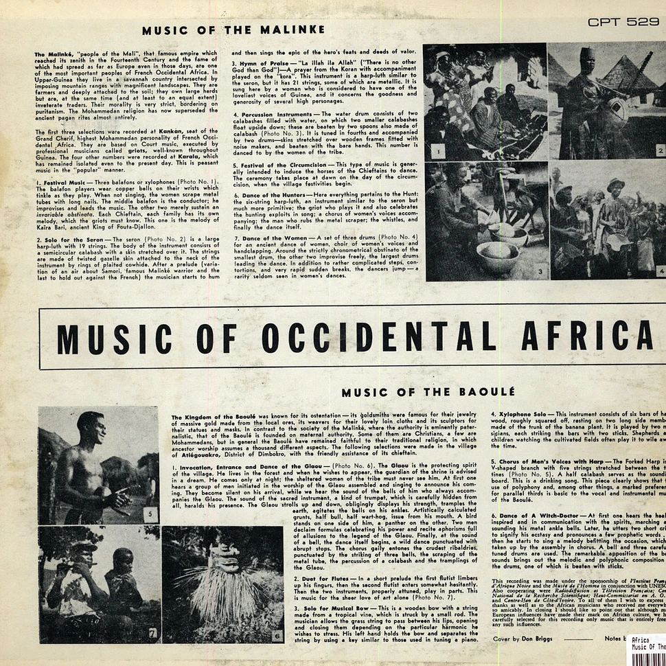 Africa - Music Of The Malinke and Baoule