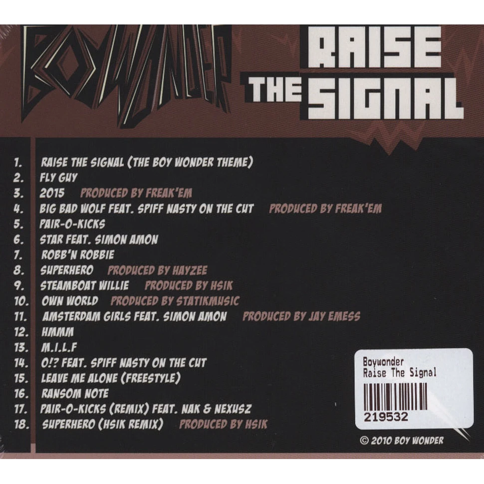 Boywonder - Raise The Signal