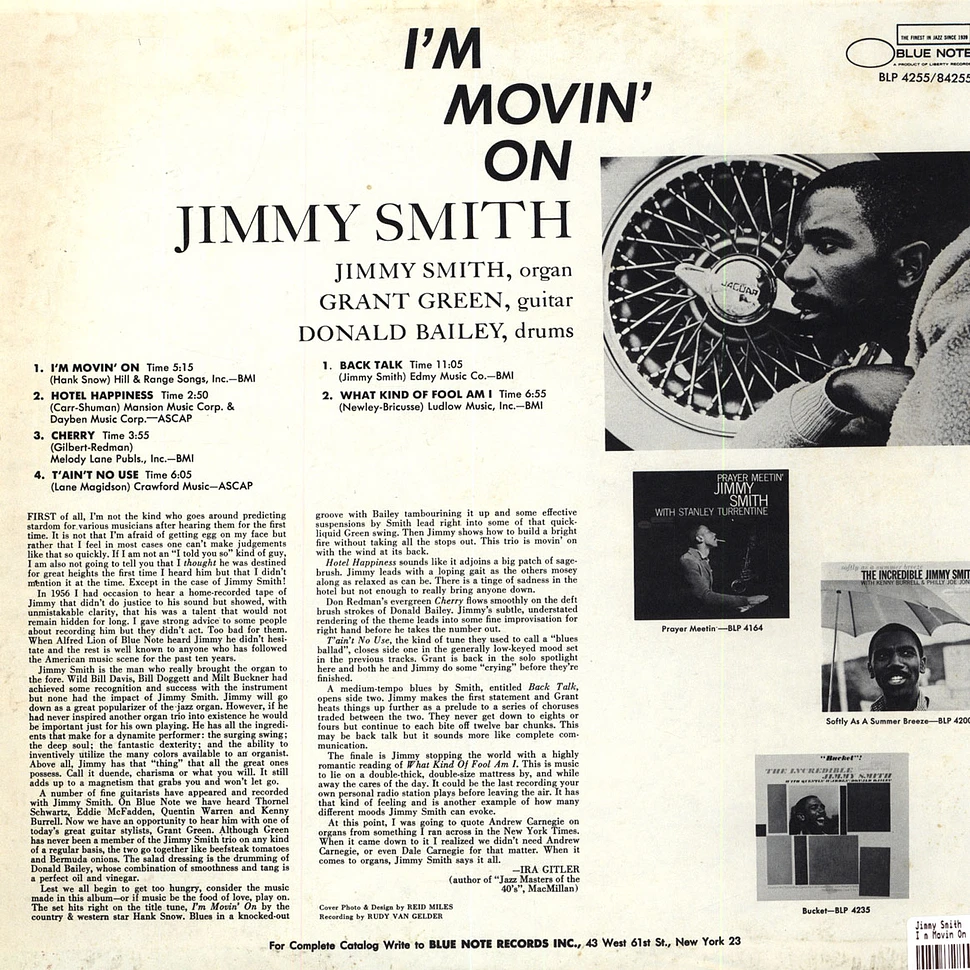 Jimmy Smith - I'm Movin' On
