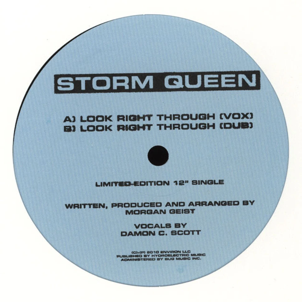 Storm Queen (Morgan Geist & Damon C. Scott) - Look Right Through