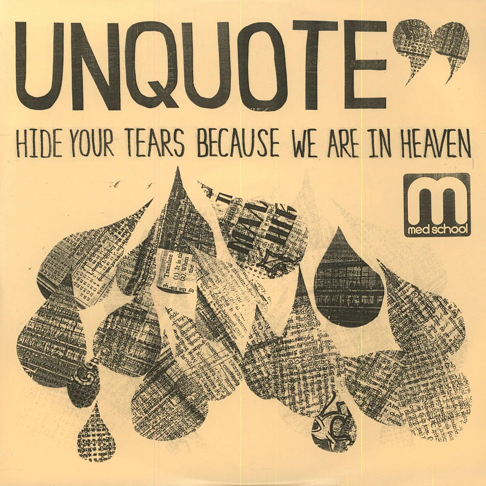 Unquote / Unquote & Molecular Structures - Hide Your Tears Because We Are In Heaven / Lubov Moya