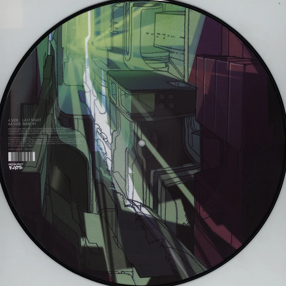 The Brookes Brothers - Last Night / War Cry Picturedisc