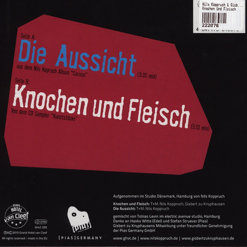 Nils Koppruch & Gisbert Zu Knyphausen - Knochen Und Fleisch