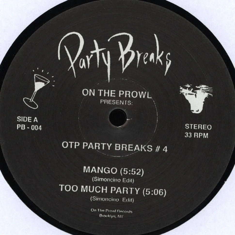 Simoncino - On The Prowl Presents Otp Party Breaks 4