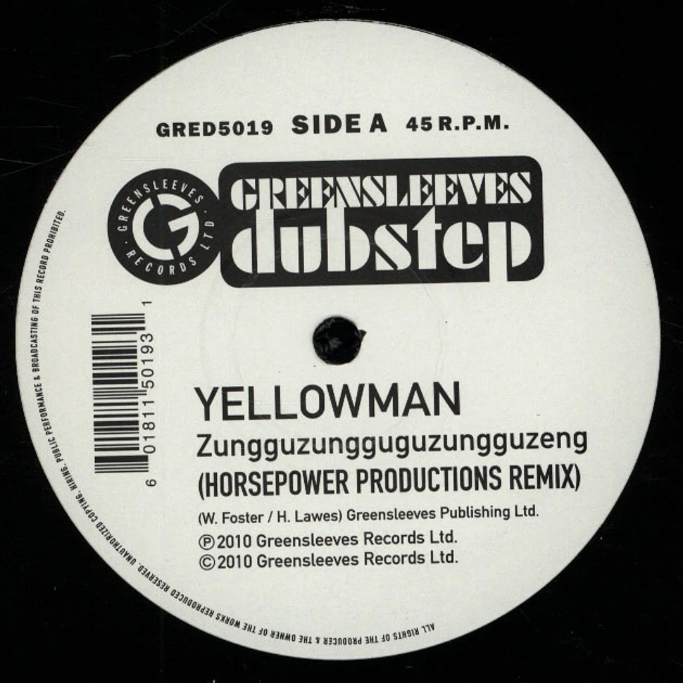 Yellowman - Zunguzenguguzeng Horsepower Remix