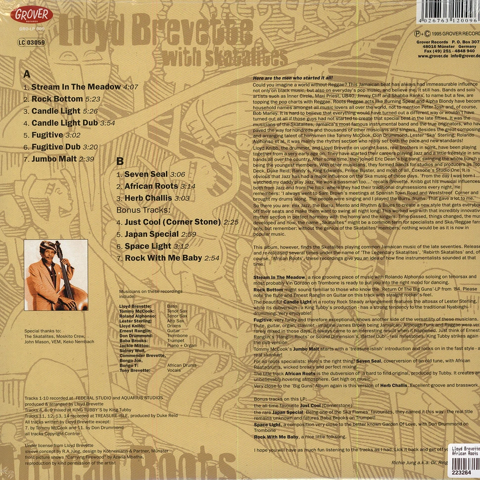Lloyd Brevette With The Skatalites - African Roots