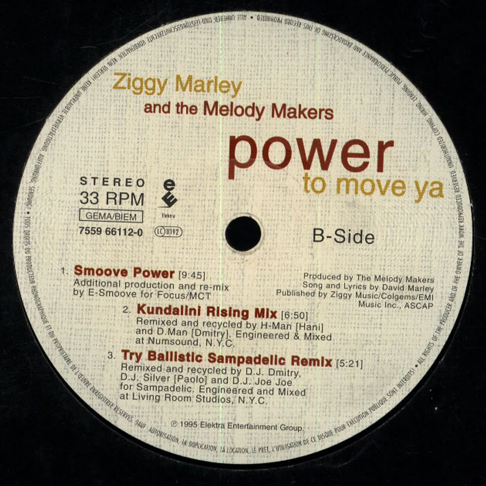 Ziggy Marley And The Melody Makers - Power To Move Ya