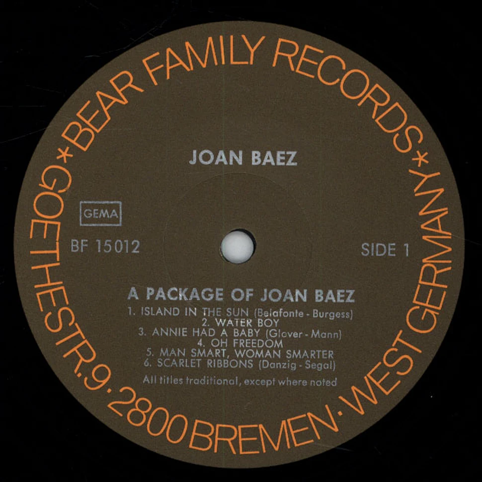Joan Baez - A Package Of Joan Baez