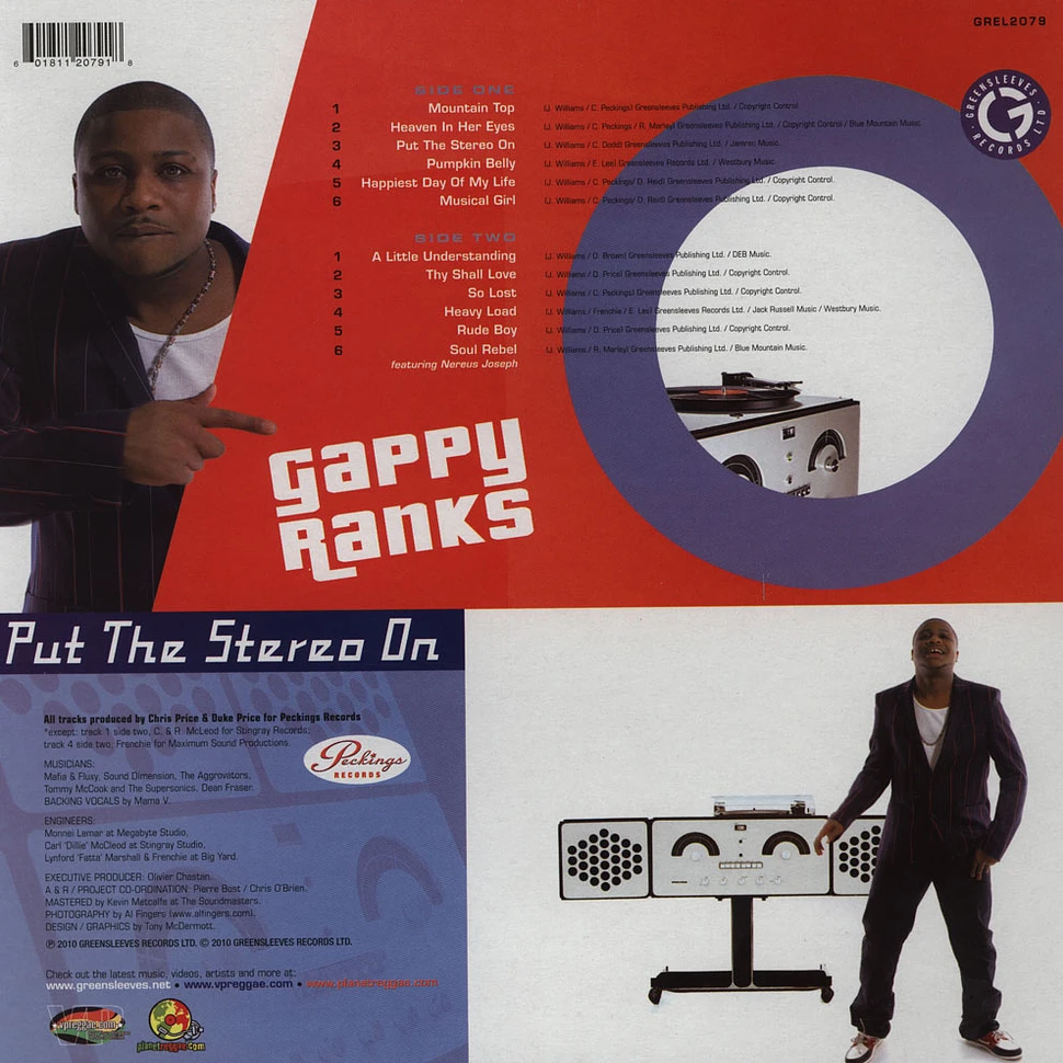 Gappy Ranks - Put The Stereo On