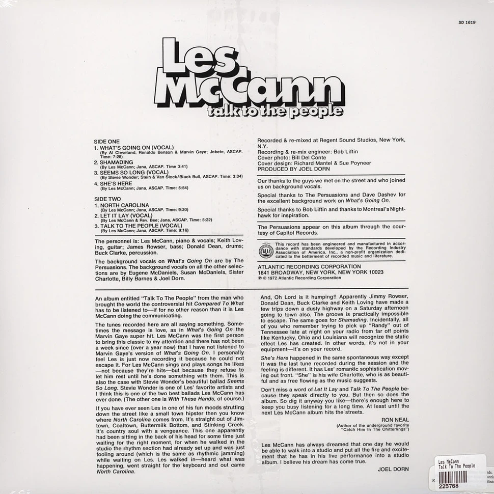 Les McCann - Talk To The People