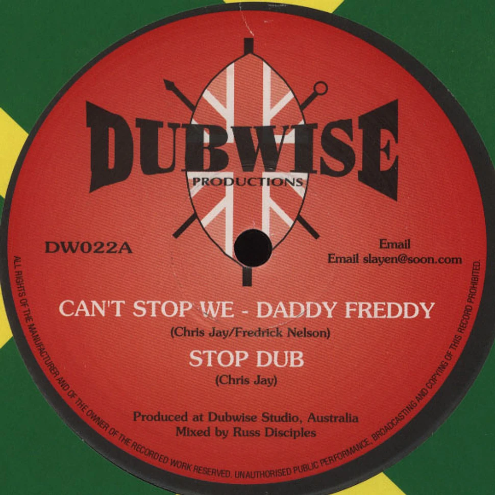 Daddy Freddy - Can't Stop We