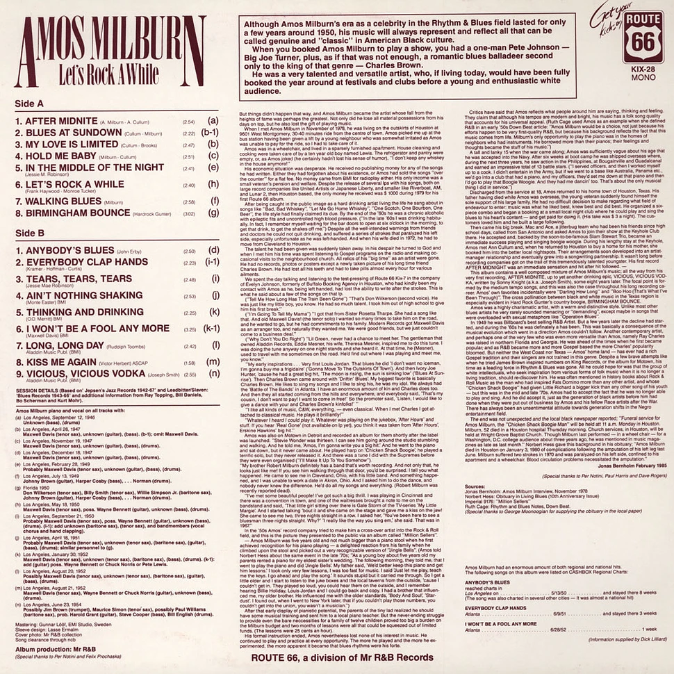 Amos Milburn - Let's Rock Awhile 1946-54