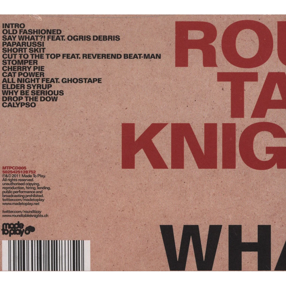 Round Table Knights - Say What?!