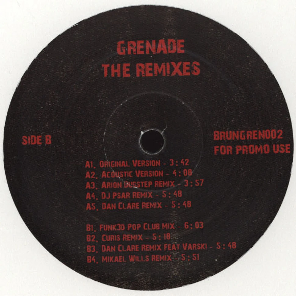 Bruno Mars - Grenade Remixes