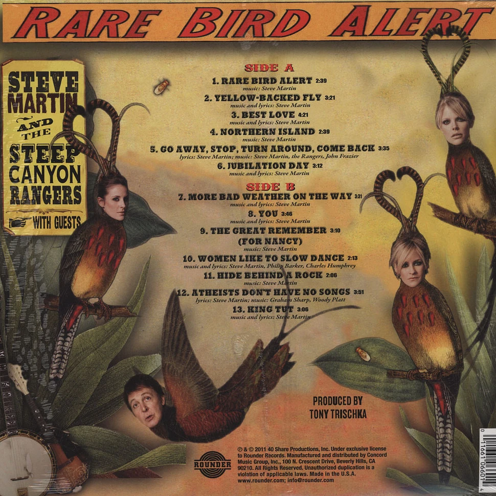 Steve Martin - Rare Bird Alert