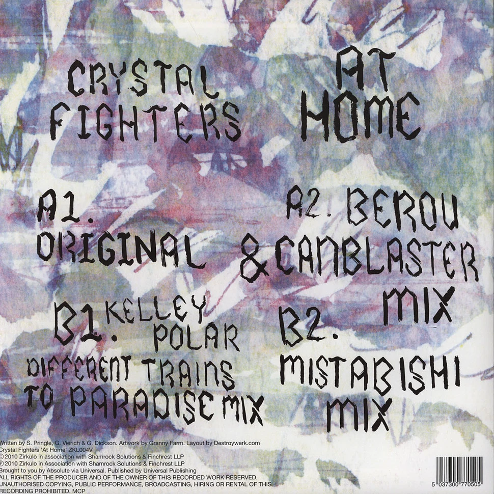 Crystal Fighters - At Home Mistabishi & Kelley Polar Remixes