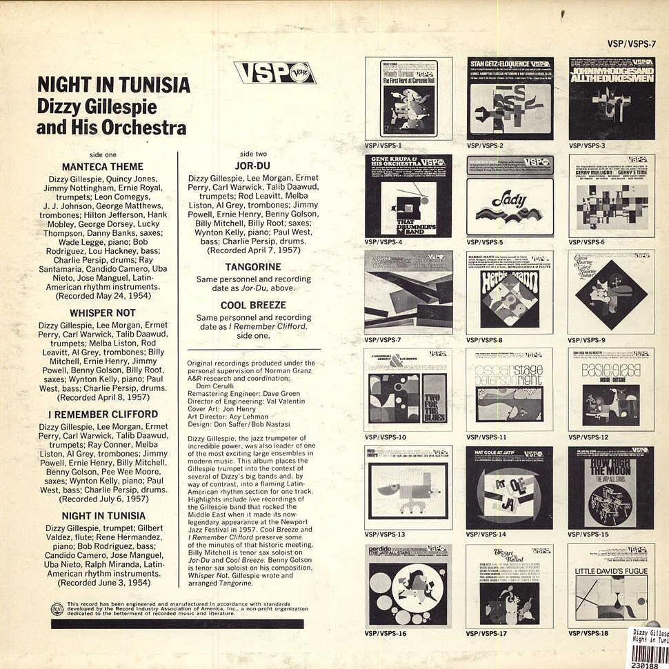 Dizzy Gillespie - Night in Tunisia