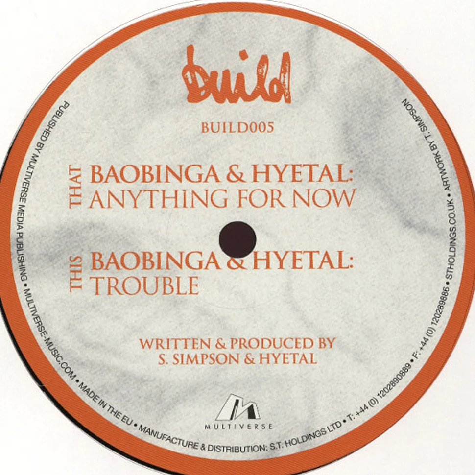 Baobinga & Hyetal - Anything For Now