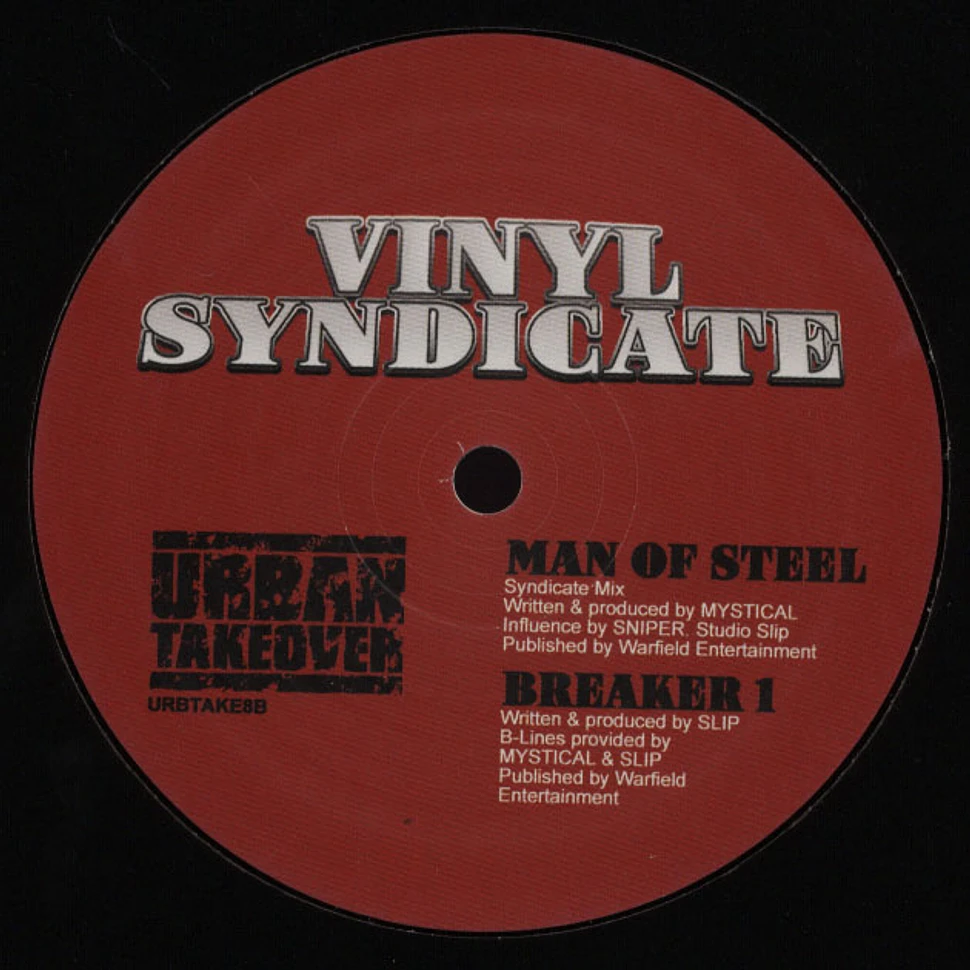 Vinyl Syndicate - Man of Steal